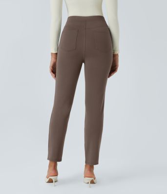 Halara Flex™ High Waisted Pocket Slim Work Pants Halara Flex™ High Waisted Pocket Slim Work Pants