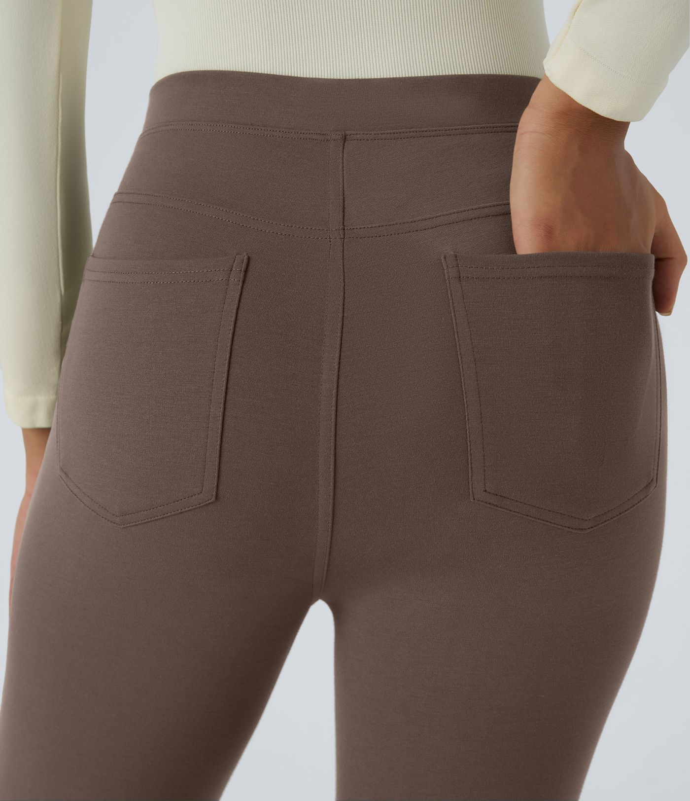 Halara Flex™ High Waisted Pocket Slim Work Pants Halara Flex™ High Waisted Pocket Slim Work Pants