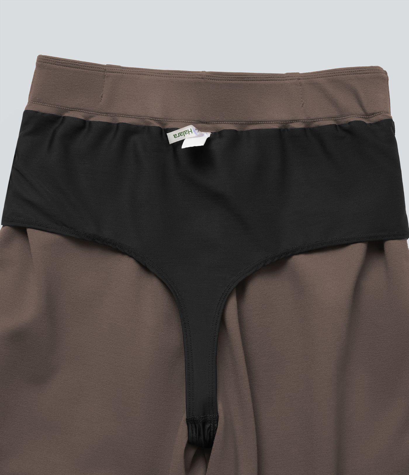 Halara Flex™ High-waisted Tummy Control Built-in Underwear Work Barrel Leg Trousers with Pockets Halara Flex™ High-waisted Tummy Control Built-in Underwear Work Barrel Leg Trousers with Pockets