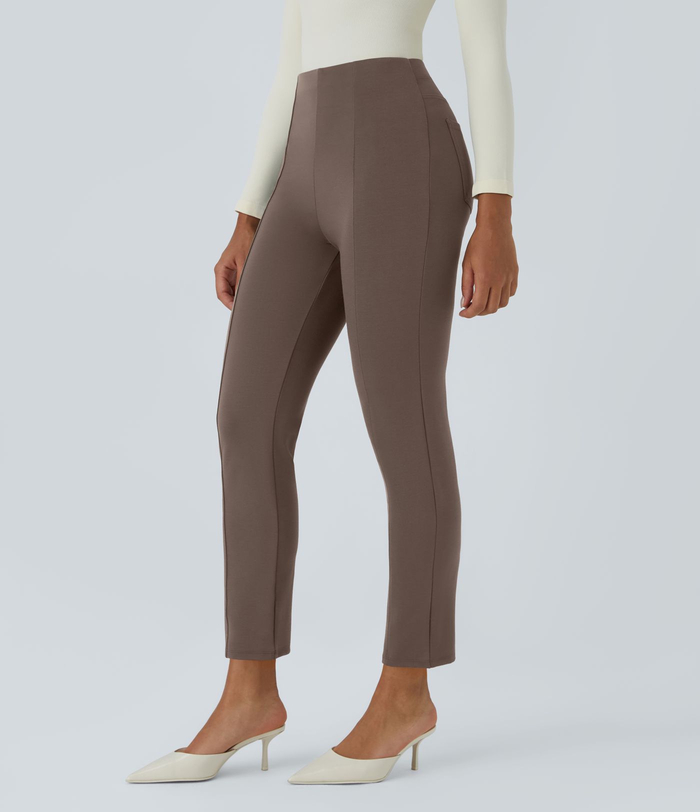 Halara Flex™ High Waisted Pocket Slim Work Pants Halara Flex™ High Waisted Pocket Slim Work Pants