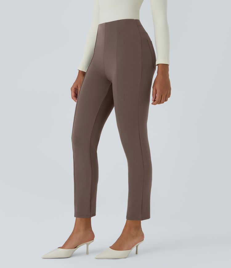Halara Flex™ High Waisted Pocket Slim Work Pants Halara Flex™ High Waisted Pocket Slim Work Pants