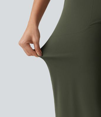 Halara UltraSculpt™ High Waisted Contrast Lace Tummy Control Straight Leg Yoga Pants with Pockets Halara UltraSculpt™ High Waisted Contrast Lace Tummy Control Straight Leg Yoga Pants with Pockets