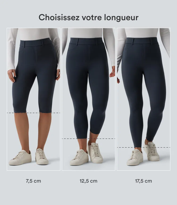 Carbon Legging décontracté 7/8 Halara UltraSculpt™ taille haute avec poches / 2