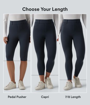 Halara UltraSculpt™ - Lässige 7/8-Leggings mit hohem Bund und Gesäßtaschen