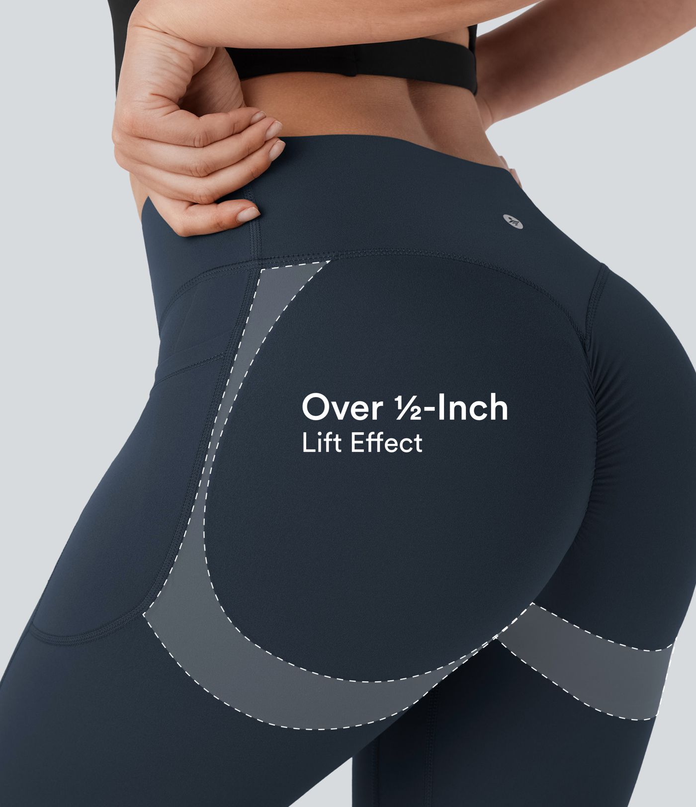 Halara UltraSculpt™ High Waisted Scrunch Butt Lifting Tummy Control Pocket Shaping Training Leggings