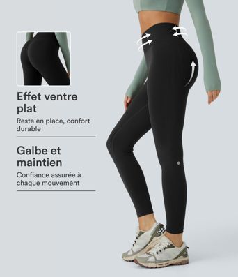 Legging yoga gainant effet push-up taille moyenne sans couture OneForm Seamless Flow Legging yoga gainant effet push-up taille moyenne sans couture OneForm Seamless Flow