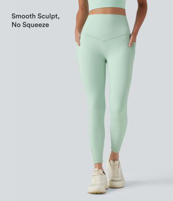 Halara UltraSculpt™ High Waisted Tummy Control Shaping Workout Leggings with Pockets