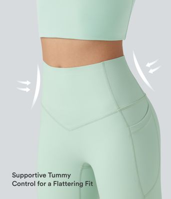Halara UltraSculpt™ High Waisted Tummy Control Shaping Workout Leggings with Pockets