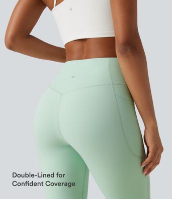 Halara UltraSculpt™ High Waisted Tummy Control Shaping Yoga Bootcut Leggings with Pockets