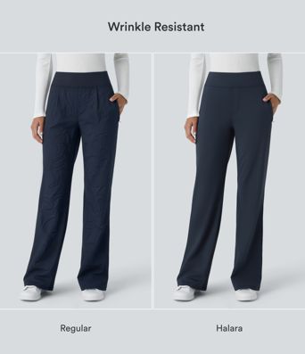 Halara Flex™ DayStretch Mid Rise Side Zipper Pocket Work Flare Pants Halara Flex™ DayStretch Mid Rise Side Zipper Pocket Work Flare Pants