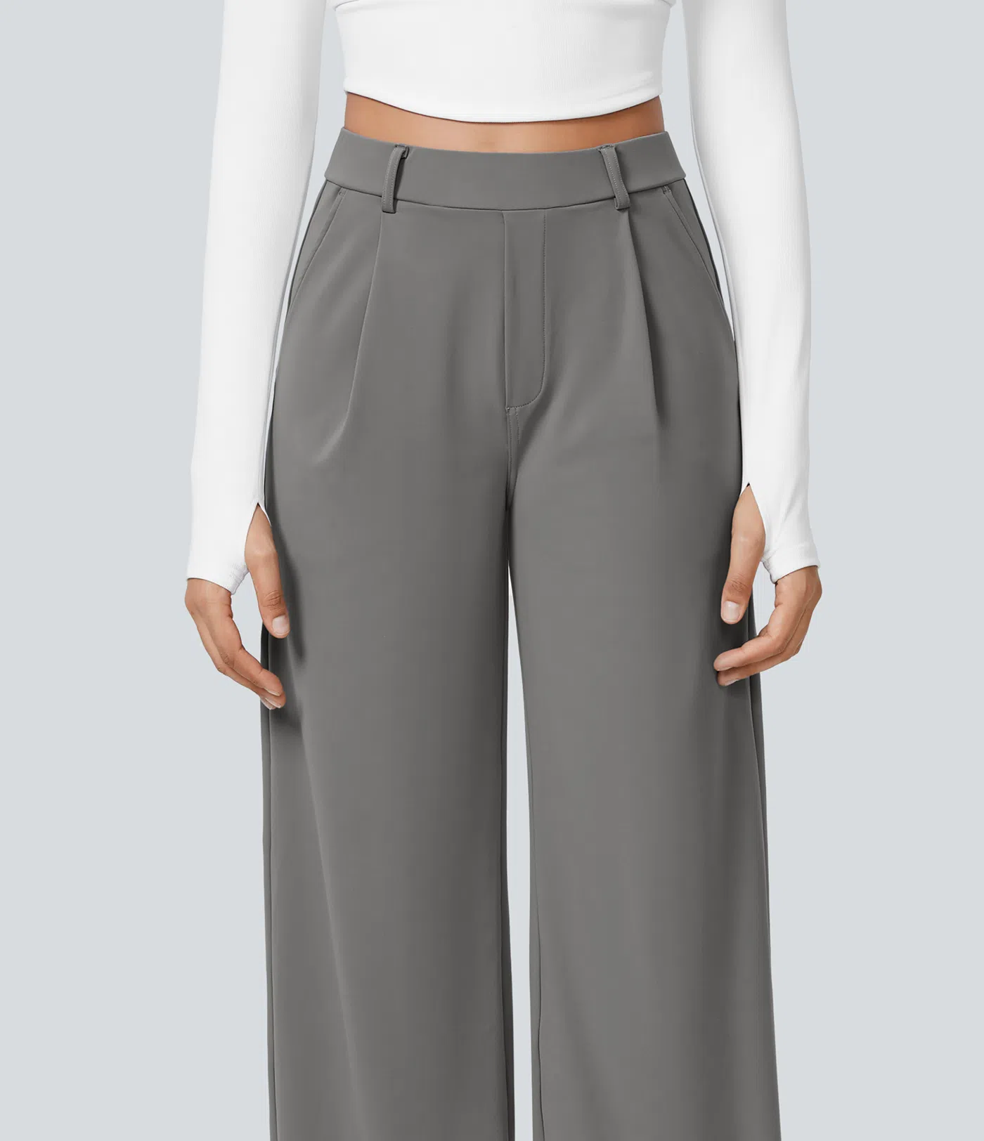 Halara Flex™ DayStretch High Waisted Pocket Straight Leg Work Pants