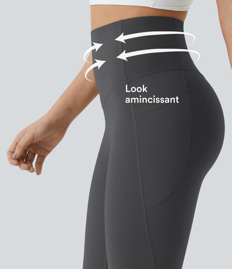 Legging d'entraînement gainant galbant taille haute avec poches Halara UltraSculpt™ Legging d'entraînement gainant galbant taille haute avec poches Halara UltraSculpt™