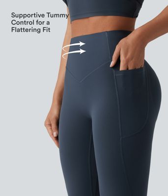 Halara UltraSculpt™ High Waisted Scrunch Butt Lifting Tummy Control Shaping Yoga Flare Leggings with Pockets Halara UltraSculpt™ High Waisted Scrunch Butt Lifting Tummy Control Shaping Yoga Flare Leggings with Pockets
