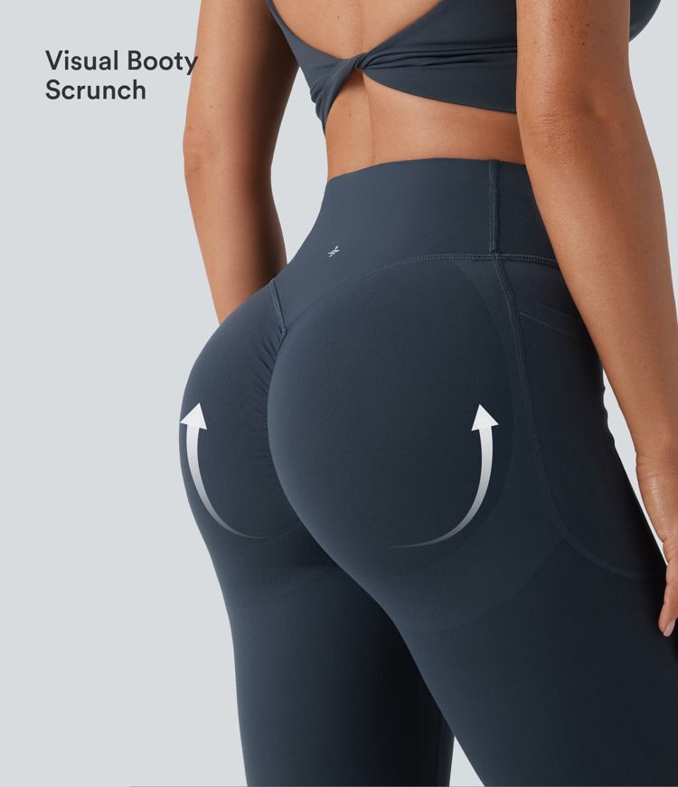 Halara UltraSculpt™ High Waisted Scrunch Butt Lifting Tummy Control Shaping Yoga Flare Leggings with Pockets Halara UltraSculpt™ High Waisted Scrunch Butt Lifting Tummy Control Shaping Yoga Flare Leggings with Pockets
