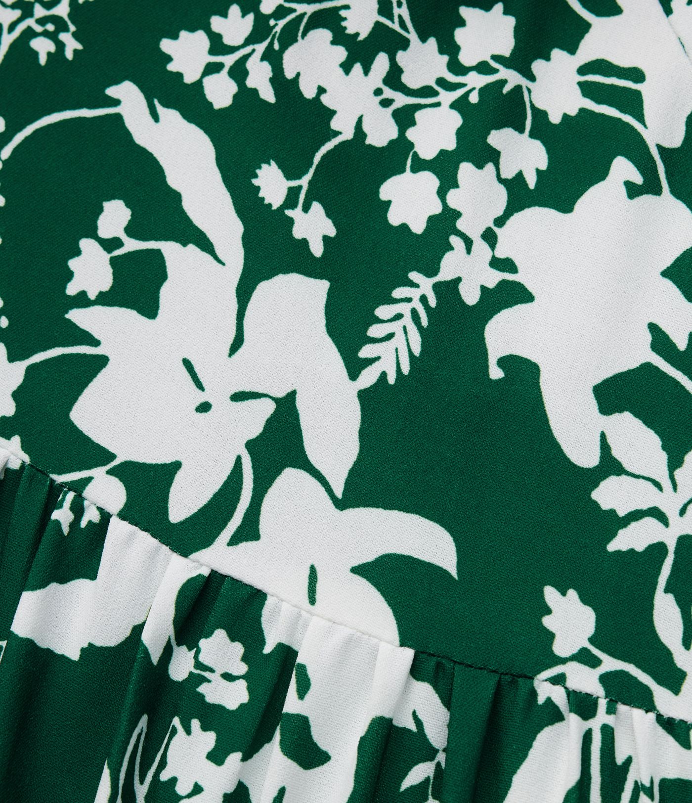 Ärmelloses Maxikleid mit Herzausschnitt, Schnürung und Blumenmuster