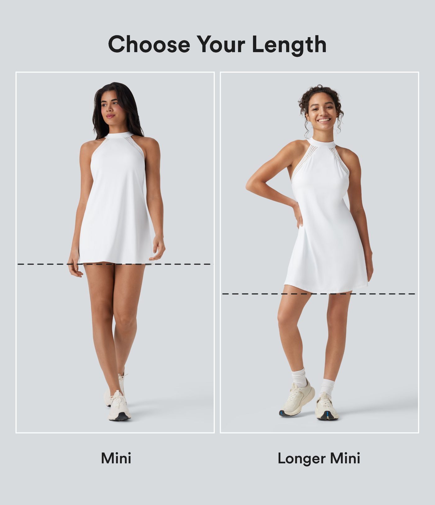 SoftlyZero™ Airy Tie Back Built-in Bra 2-in-1 InstantCool Mini Yoga Active Dress with Pocket-Longer Length-UPF50+ SoftlyZero™ Airy Tie Back Built-in Bra 2-in-1 InstantCool Mini Yoga Active Dress with Pocket-Longer Length-UPF50+