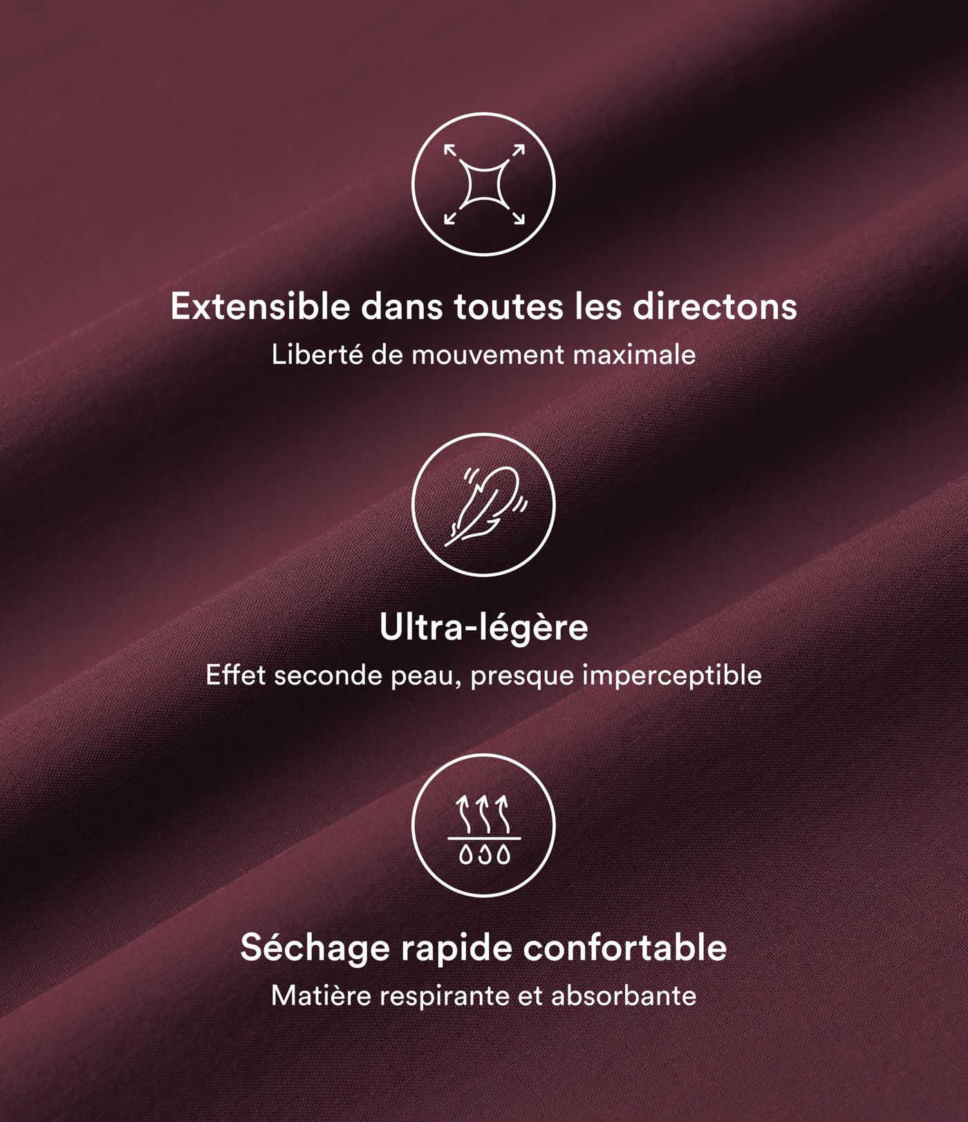 Breezeful™ Combinaison Dos Nu Poche Zippée Invisible Sur le Côté Jambe Large Séchage Rapide Breezeful™ Combinaison Dos Nu Poche Zippée Invisible Sur le Côté Jambe Large Séchage Rapide