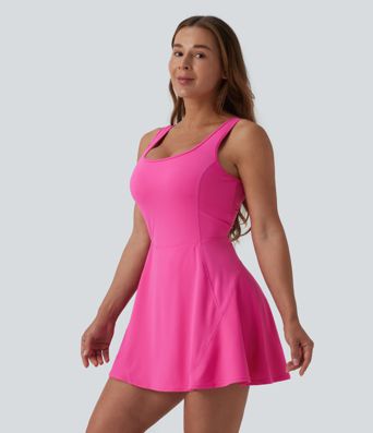 Softlyzero™ Airy - 2-in-1 Minikleid mit U-Ausschnitt, Seitentaschen und InstantCool - Easy Peezy, E-G Cups