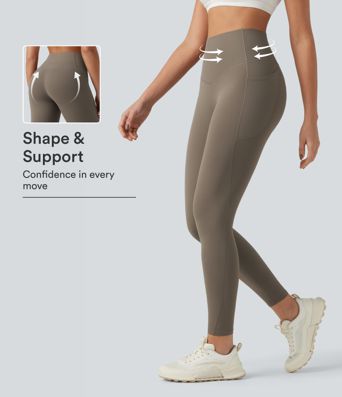 Halara UltraSculpt™ High Waisted Tummy Control Pocket Shaping Training Leggings Halara UltraSculpt™ High Waisted Tummy Control Pocket Shaping Training Leggings