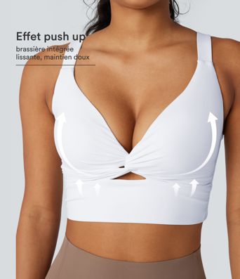 Brassière de sport yoga Halara UltraSculpt™ push-up coques moulées maintien léger