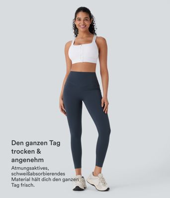 Halara UltraSculpt™ - Formende, geraffte Yoga-Leggings mit hohem Bund, Seitentaschen und Bauchkontrolle - Po-Lifting Halara UltraSculpt™ - Formende, geraffte Yoga-Leggings mit hohem Bund, Seitentaschen und Bauchkontrolle - Po-Lifting
