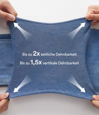 Halara Flex™ - Lässige, verwaschene Baggy-Jeans mit mittelhohem Bund, mehreren Taschen und weitem Bein