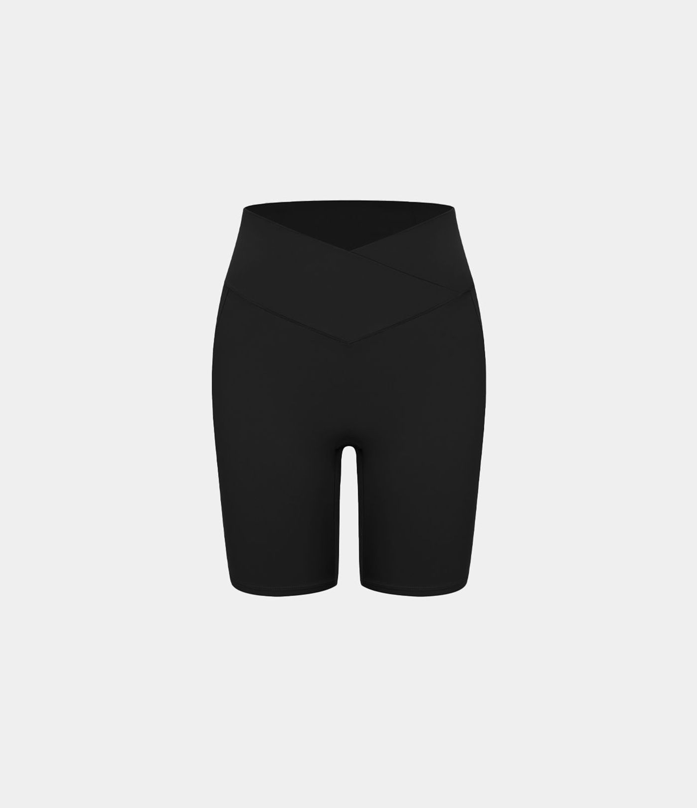 Softlyzero™ Plush Crossover-Yoga-Bikershorts mit hoher Taille und Seitentasche, 17,8 cm Softlyzero™ Plush Crossover-Yoga-Bikershorts mit hoher Taille und Seitentasche, 17,8 cm