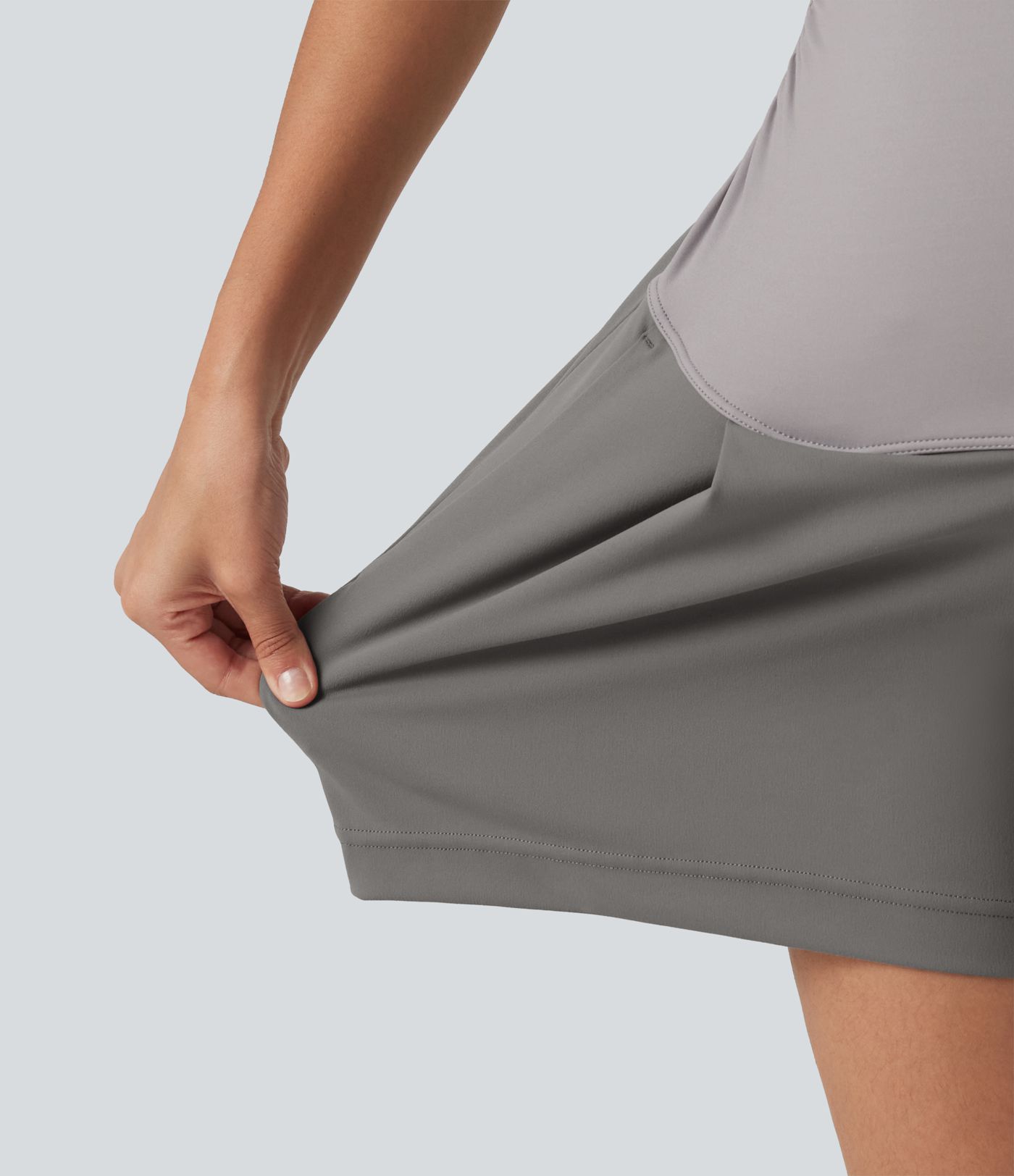 DayStretch Super High Waisted Ruched Work Bagyy Maternity Shorts 4'' with Pockets DayStretch Super High Waisted Ruched Work Bagyy Maternity Shorts 4'' with Pockets