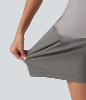 DayStretch Super High Waisted Ruched Work Bagyy Maternity Shorts 4'' with Pockets DayStretch Super High Waisted Ruched Work Bagyy Maternity Shorts 4'' with Pockets