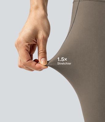 Halara UltraSculpt™ - Formende Workout-Leggings mit hohem Bund, Seitentaschen und Bauchkontrolle - Plus Size