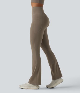 Halara UltraSculpt™ High Waisted Butt Lifting Tummy Control Bootcut Yoga Leggings with Pockets