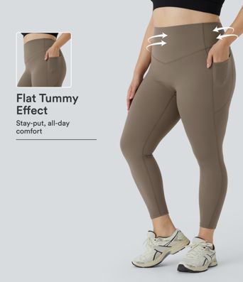 Halara UltraSculpt™ High Waisted Tummy Control Pocket Shaping Training Plus Size Leggings