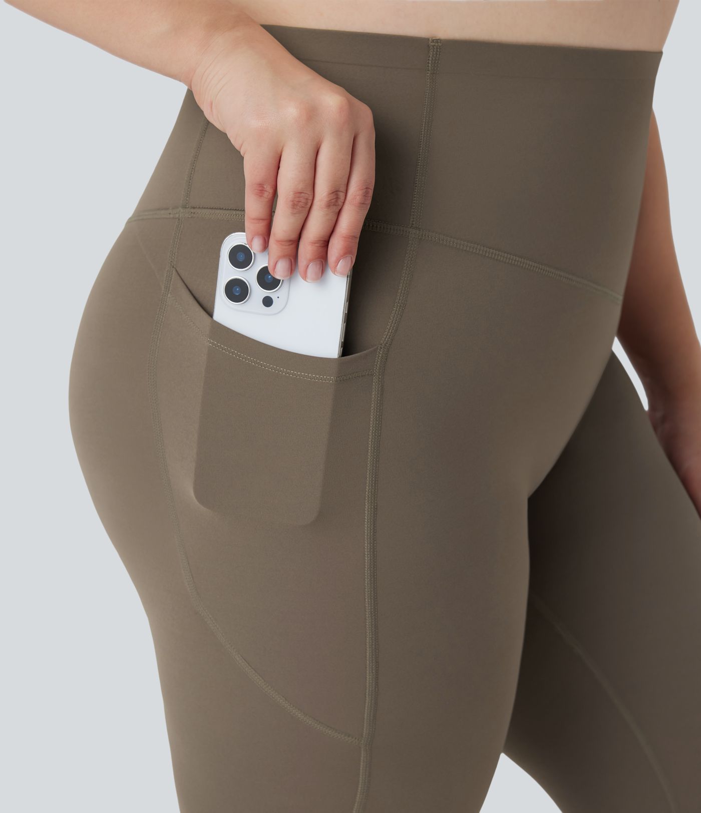 Plus Size Halara UltraSculpt™ High Waisted Butt Lifting Tummy Control Shaping Training Leggings with Pockets