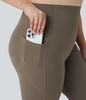 Plus Size Halara UltraSculpt™ High Waisted Butt Lifting Tummy Control Shaping Training Leggings with Pockets