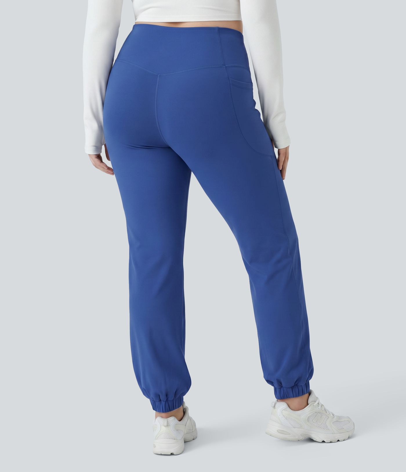 SoftlyZero™ - Ballon-Joggers mit hohem Bund, Seitentaschen und Bauchkontrolle - Plus-Size, UPF50+