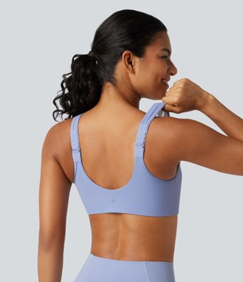 Halara UltraSculpt™ - Yoga-Sport-BH mit mittlerem Support und Reißverschluss Halara UltraSculpt™ - Yoga-Sport-BH mit mittlerem Support und Reißverschluss