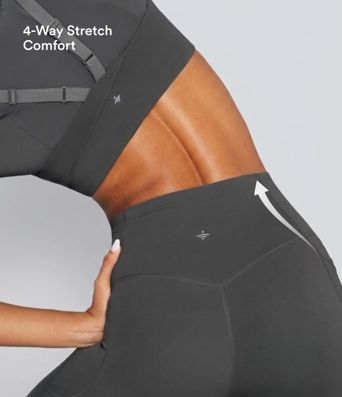 Halara UltraSculpt™ High Waisted Tummy Control Cropped Capri Yoga Leggings with Side Pockets