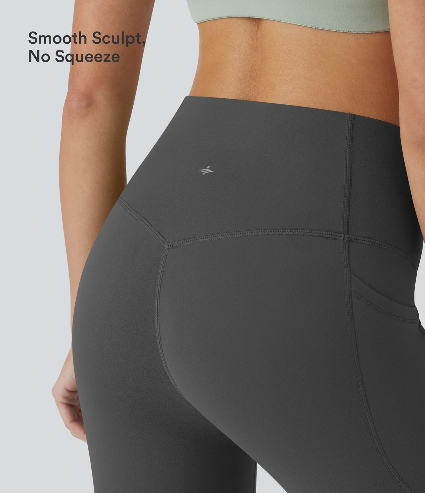 Halara UltraSculpt™ High Waisted Tummy Control Cropped Capri Yoga Leggings with Side Pockets