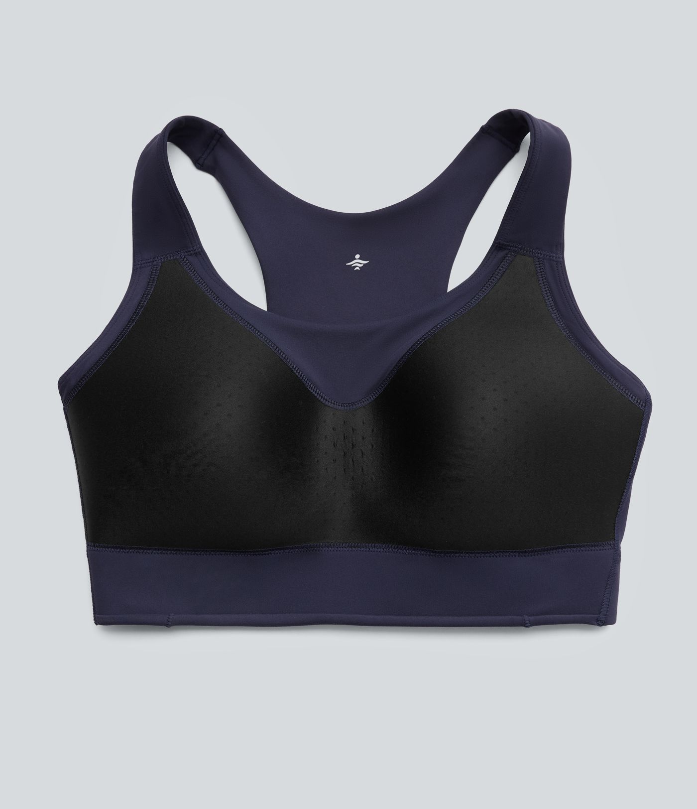 High Support U-Neck Cut-Out Back Non-Removable Pad Running Sports Bra
