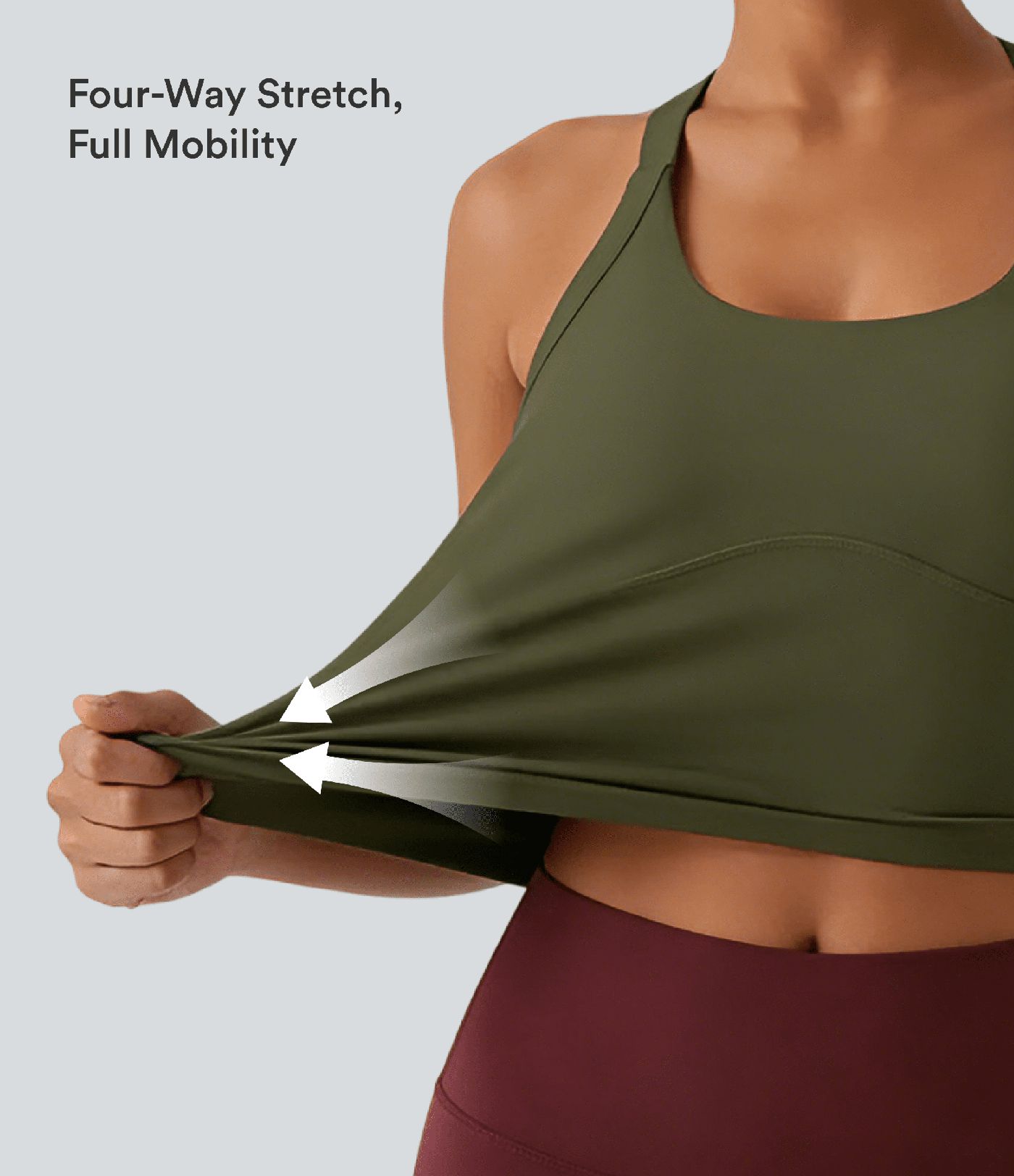 SoftlyZero™ Plush Cut Out Cropped Yoga Tank Top