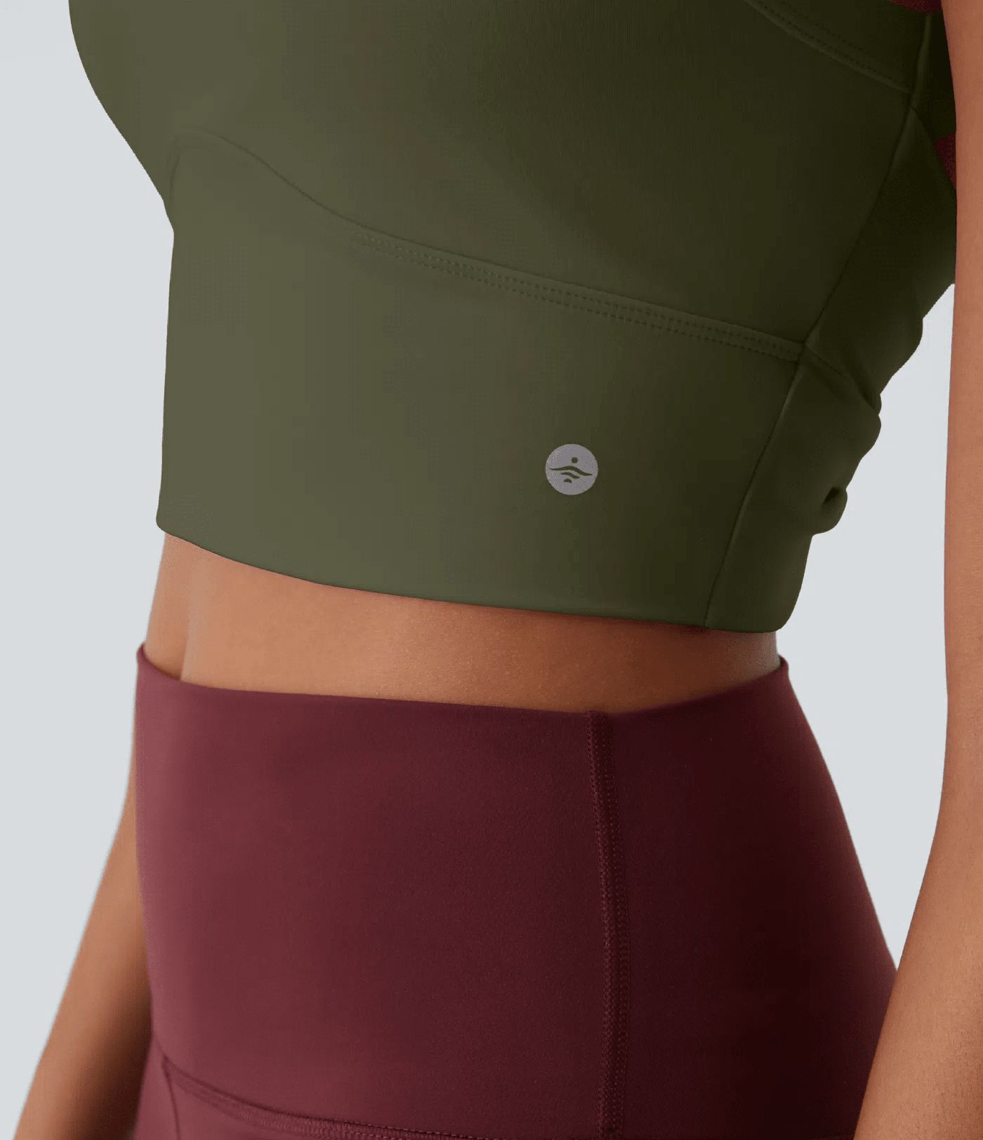 SoftlyZero™ Plush Cut Out Cropped Yoga Tank Top