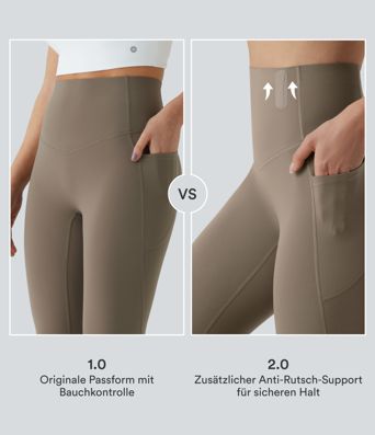 Halara UltraSculpt™ - Formende 7/8-Workout-Leggings mit hohem Bund, Seitentaschen und Bauchkontrolle Halara UltraSculpt™ - Formende 7/8-Workout-Leggings mit hohem Bund, Seitentaschen und Bauchkontrolle