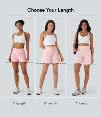SoftlyZero™ Airy Super High Waisted 2-in-1 InstantCool Yoga Shorts 7" with Pockets
