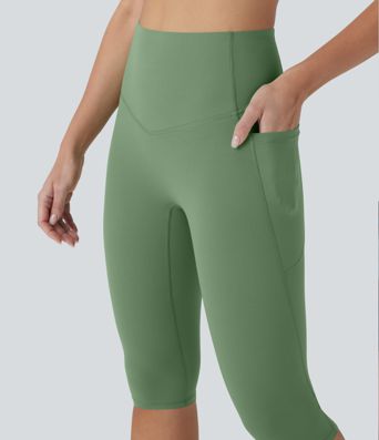 Halara UltraSculpt™ - Pedal-Pusher-Yoga-Leggings mit hohem Bund, Seitentaschen und Bauchkontrolle Halara UltraSculpt™ - Pedal-Pusher-Yoga-Leggings mit hohem Bund, Seitentaschen und Bauchkontrolle