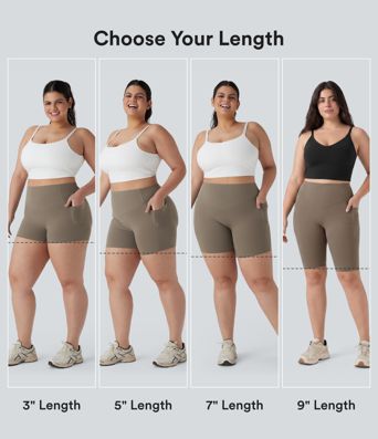 Grande taille Halara UltraSculpt™ short cycliste d'entraînement taille haute 5'' avec poches — effet froncé rehausseur de fesses, gainant et contrôle du ventre