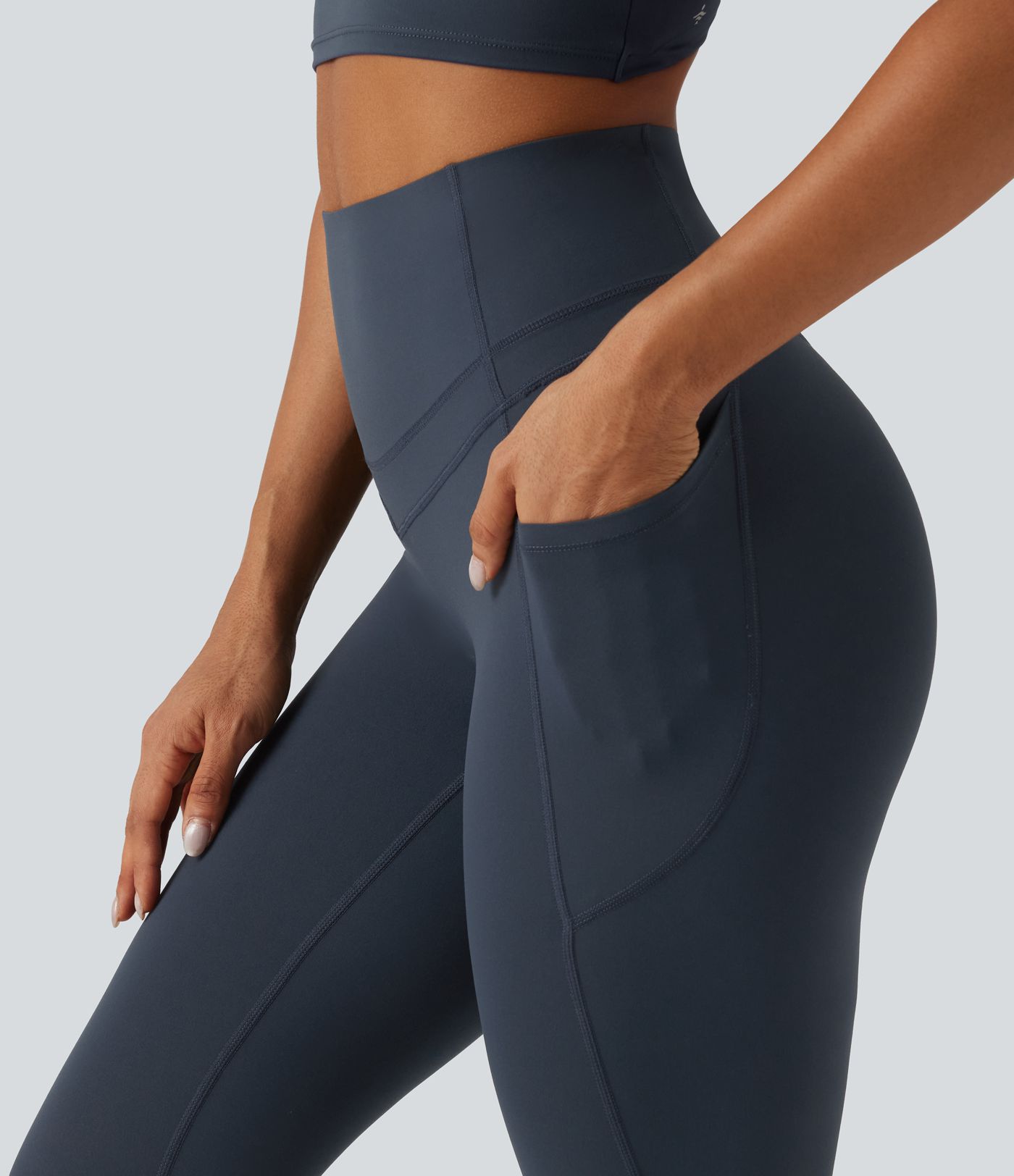 Halara UltraSculpt™ High Waisted Tummy Control Shaping Yoga Leggings with Pockets Halara UltraSculpt™ High Waisted Tummy Control Shaping Yoga Leggings with Pockets