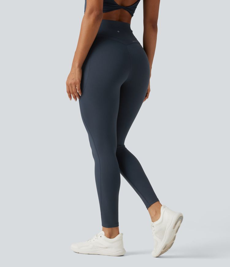 Halara UltraSculpt™ High Waisted Tummy Control Shaping Yoga Leggings with Pockets Halara UltraSculpt™ High Waisted Tummy Control Shaping Yoga Leggings with Pockets