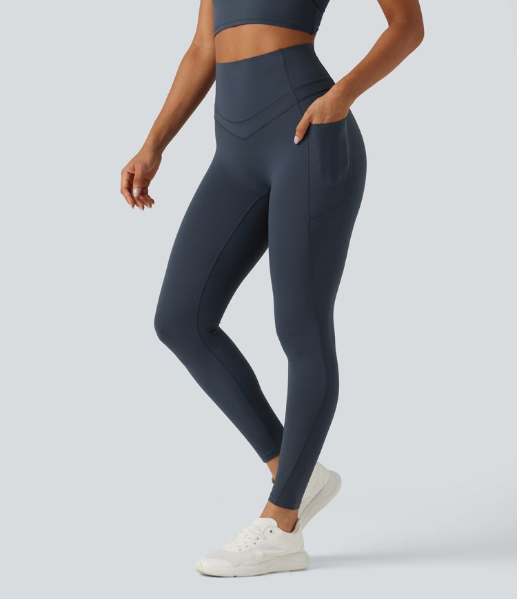 Halara UltraSculpt™ High Waisted Tummy Control Shaping Yoga Leggings with Pockets Halara UltraSculpt™ High Waisted Tummy Control Shaping Yoga Leggings with Pockets