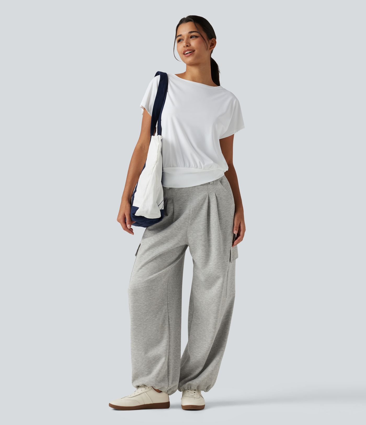 Round Neck Short Sleeve InstantCool Quick Dry Yoga Sports Top Round Neck Short Sleeve InstantCool Quick Dry Yoga Sports Top