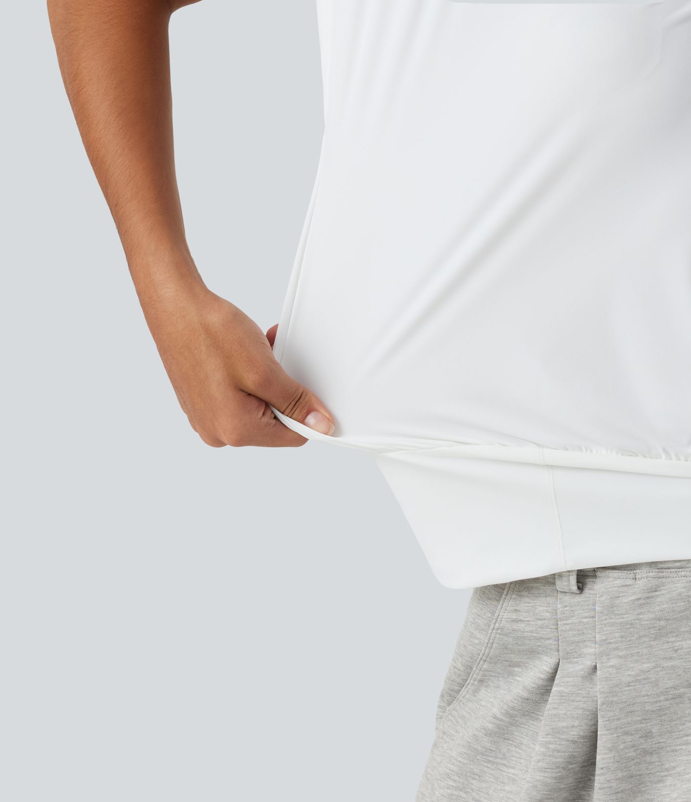 Round Neck Short Sleeve InstantCool Quick Dry Yoga Sports Top Round Neck Short Sleeve InstantCool Quick Dry Yoga Sports Top